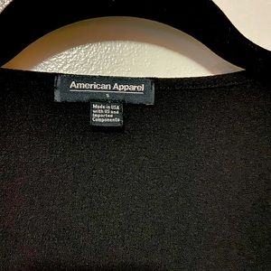 Long black American Aparrel wrap dress. NWOT!